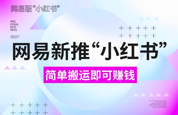网易官方新推“小红书”，搬运即有收益，新手小白千万别错过(附详细教程)【揭秘】-chywc