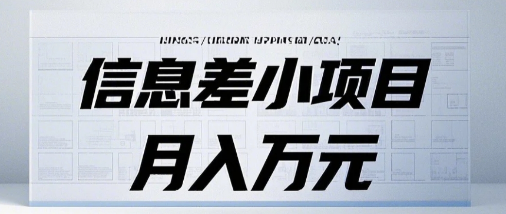 信息差小项目：国内外视频代下载，项目操作简单零成本零门槛月入过万-chywc