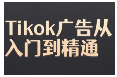 Tiktok Ads实操教程，Tiktok广告从入门到精通-chywc
