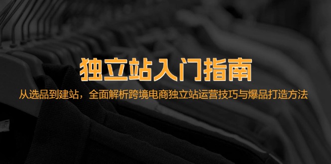 独立站入门指南：从选品到建站，全面解析跨境电商独立站运营技巧与爆品…-chywc