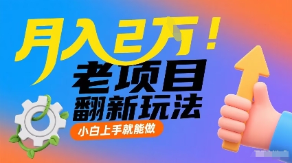 月入2W！老项目翻新玩法，小白上手就能做，非常容易上手-chywc