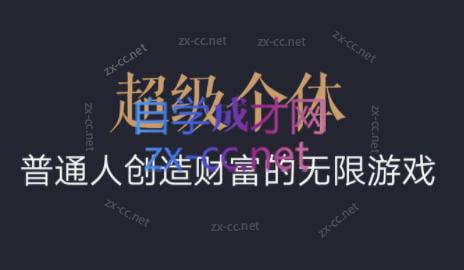 超级个体·普通人创造财富的无限游戏-chywc