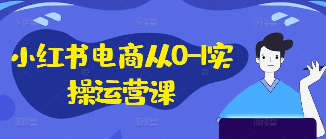 小红书电商从0-1实操运营课，小红书手机实操小红书/IP和私域课/小红书电商电脑实操板块等-chywc