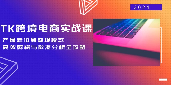 TK跨境电商实战课：产品定位到变现模式，高效剪辑与数据分析全攻略-chywc