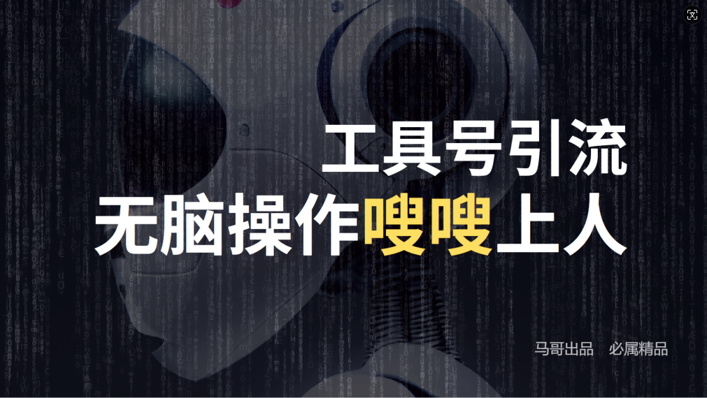 24年抖音最新工具号日引流300+创业粉，日入5000+-chywc