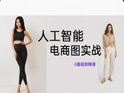 人工智能SD电商图实战，ai绘图0基础到精通-chywc