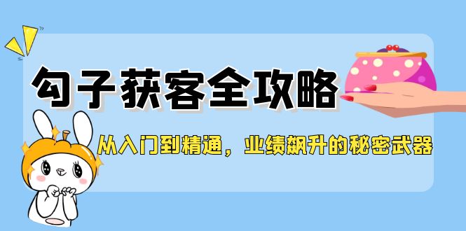 从入门到精通，勾子获客全攻略，业绩飙升的秘密武器-chywc