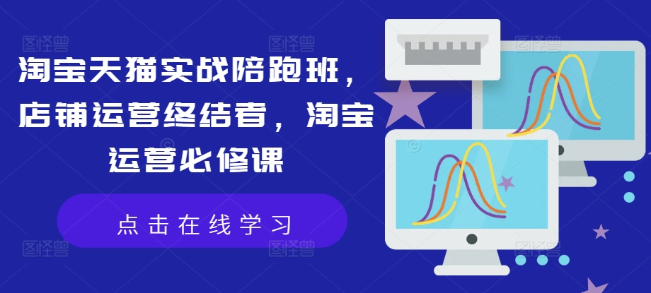 淘宝天猫实战陪跑班，店铺运营终结者，淘宝运营必修课-chywc