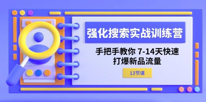 强化 搜索实战训练营，手把手教你 7-14天快速-打爆新品流量(13节课-chywc