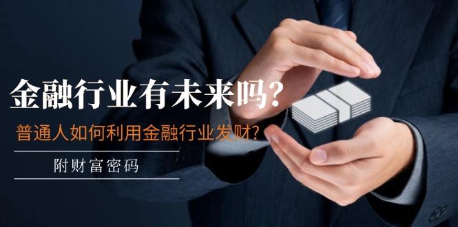 某付费文章：金融行业有未来吗？普通人如何利用金融行业发财?(附财富密码-chywc