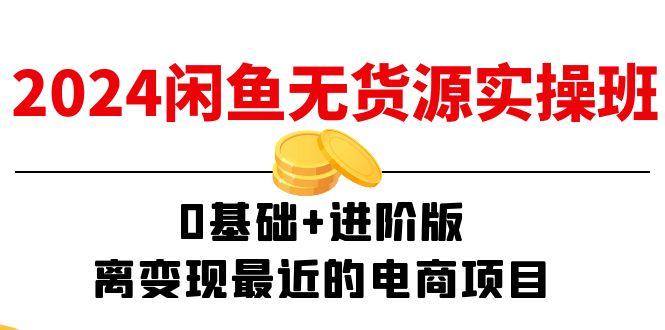 2024闲鱼-无货源实操班：0基础+进阶版，离变现最近的电商项目(15节-chywc