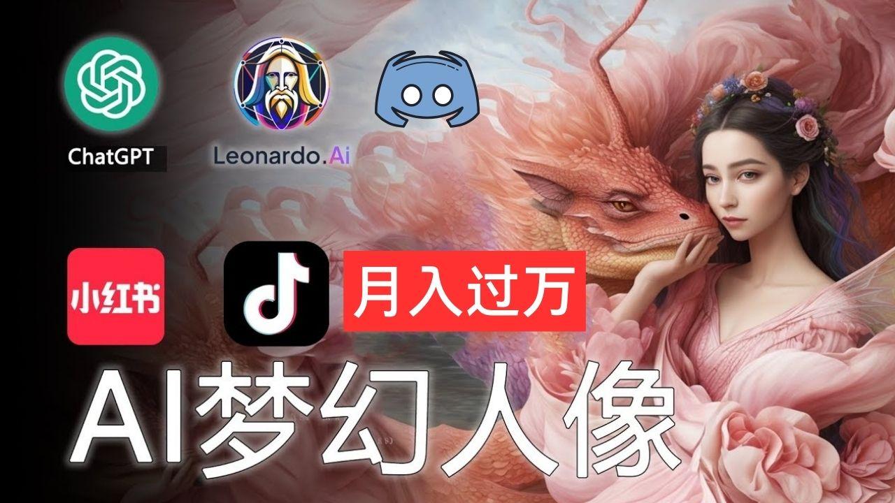 AI摄影梦幻人像：零基础也能月入过万的秘密-chywc