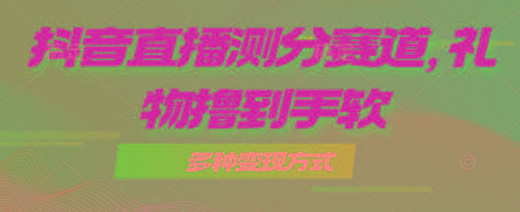抖音直播测分赛道，多种变现方式，轻松日入1000+-chywc
