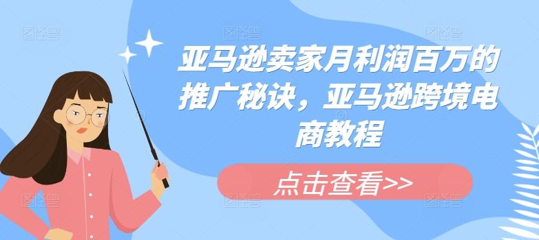 亚马逊卖家月利润百万的推广秘诀，亚马逊跨境电商教程-chywc