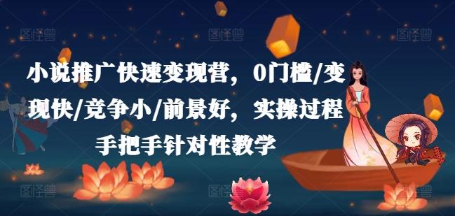 小说推广快速变现营，0门槛/变现快/竞争小/前景好，实操过程手把手针对性教学-chywc