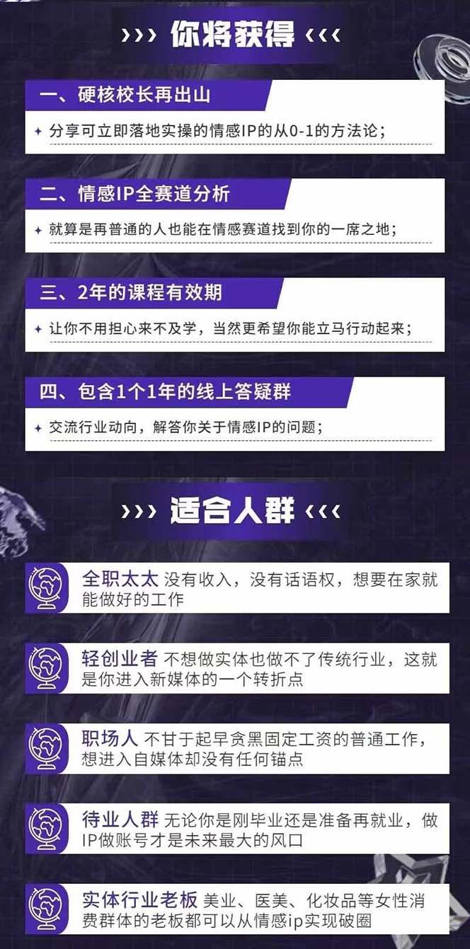 图片[1]-情感直播IP短视频全通大课，普通人的IP之路从情感赛道开始(18节-chywc