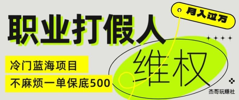 职业打假人电商维权揭秘，一单保底500，全新冷门暴利项目【仅揭秘】-chywc