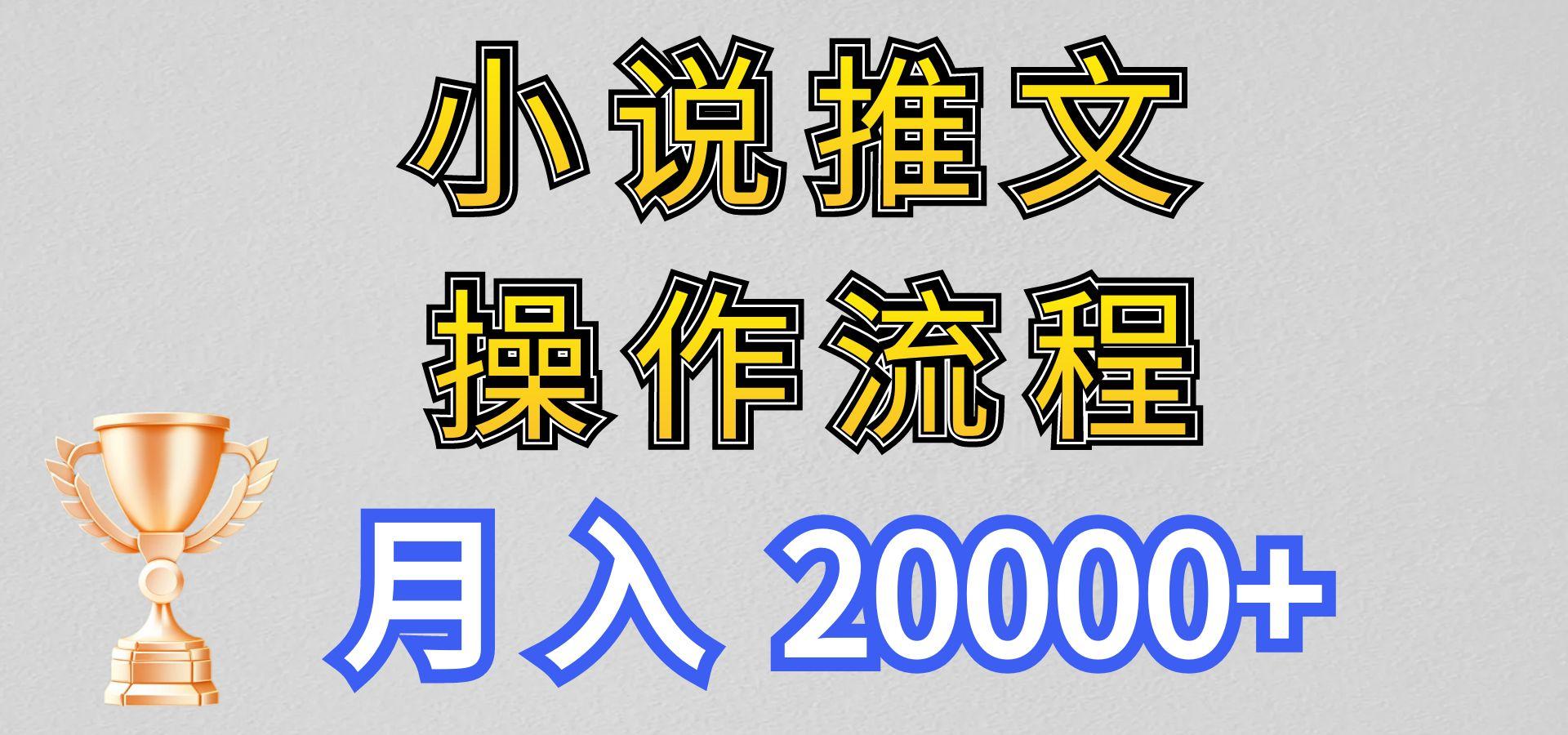 小说推文项目新玩法操作全流程，月入20000+，门槛低非常适合新手-chywc