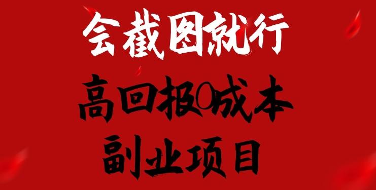 会截图就行，高回报0成本副业项目，卖离婚模板一天1.5k+【揭秘】-chywc