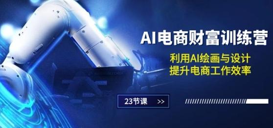 AI电商-财富训练营：利用AI绘画与设计，提升电商工作效率(23节课)-chywc
