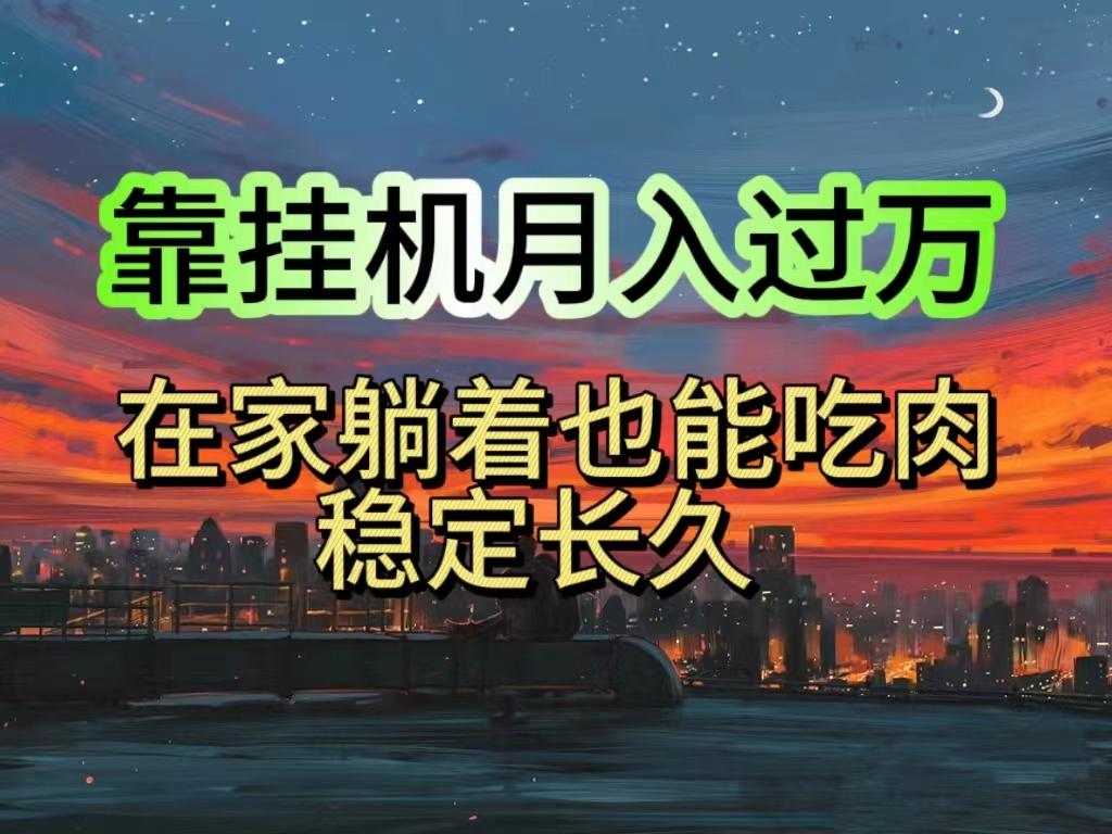 挂机项目日入1000+，躺着也能吃肉，适合宝爸宝妈学生党工作室，电脑手…-chywc