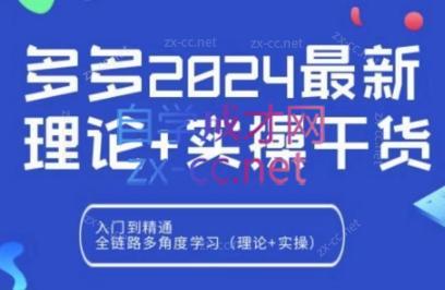 拼多多2024最新规则理论结合实际的干货-chywc