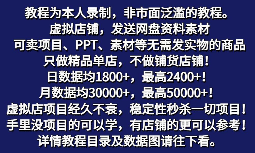 图片[2]-拼多多虚拟电商训练营月入50000+你也行，暴利稳定长久，副业首选-chywc