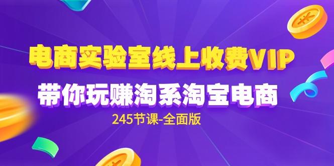 (9859期)电商-实验室 线上收费VIP，带你玩赚淘系淘宝电商(245节课-全面版)-chywc