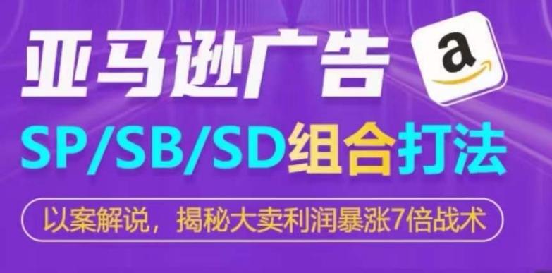 亚马逊SP/SB/SD广告组合打法，揭秘大卖利润暴涨7倍战术-chywc