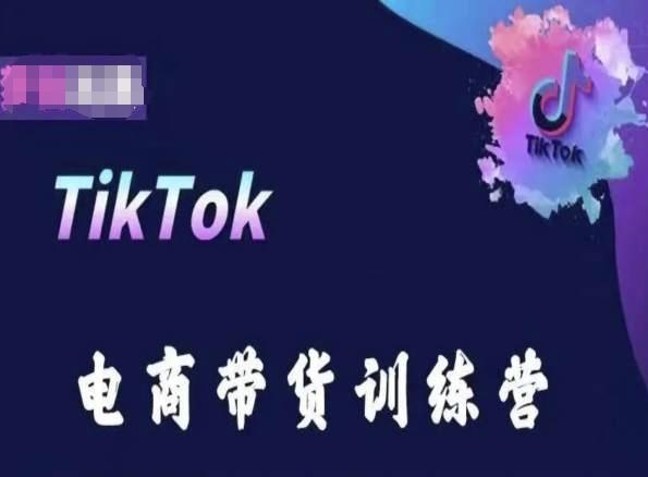TikTok电商带货训练营，跟随时代潮流，跨境掘金-chywc