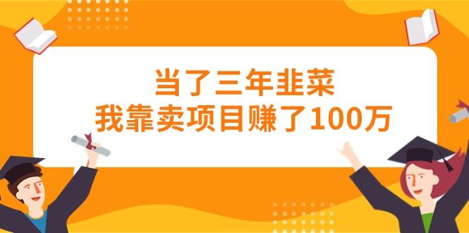 当了三年韭菜我靠卖项目赚了100万-chywc