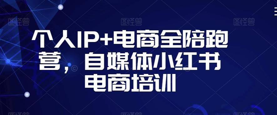个人IP+电商全陪跑营，自媒体小红书电商培训-chywc
