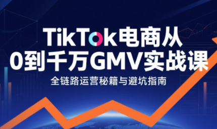 三千老师·TikTok电商从0到千万GMV实战课-chywc