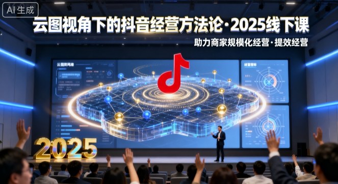 云图视角下的抖音经营方法论，2025线下课，助力商家规模化经营，提效经营(录音+字幕)-chywc