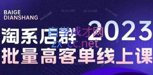 白戈电商·23年淘系批量高客单+24年全域电商矩阵-chywc