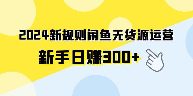 (9522期)2024新规则闲鱼无货源运营新手日赚300+-chywc
