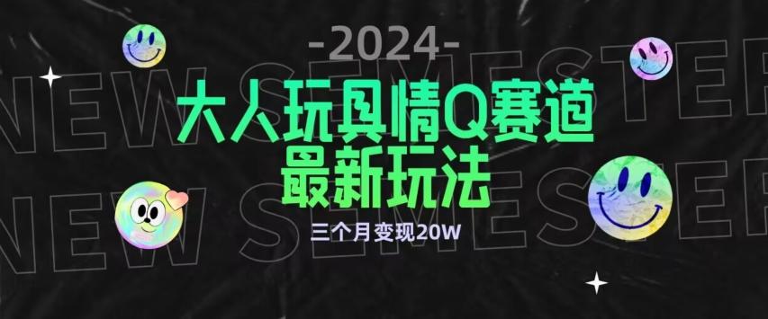 全新大人玩具情Q赛道合规新玩法，公转私域不封号流量多渠道变现，三个月变现20W【揭秘】-chywc