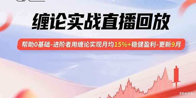 缠论实战直播回放：帮助0基础-进阶者用缠论实现月均15%+稳健盈利-更新9月-chywc