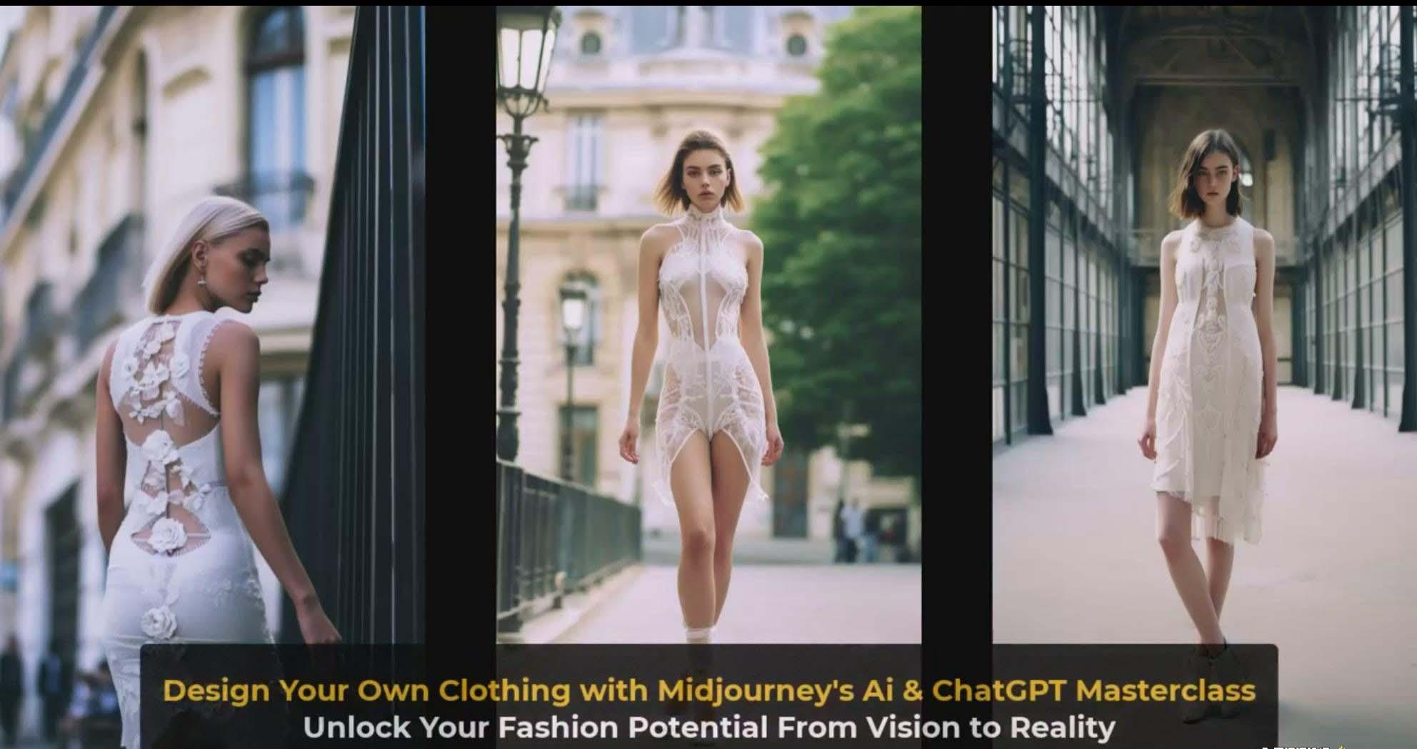 图片[4]-利用 Midjourneys Ai 人工智能设计自己的服装AI大师班-10节课-中英字幕-chywc