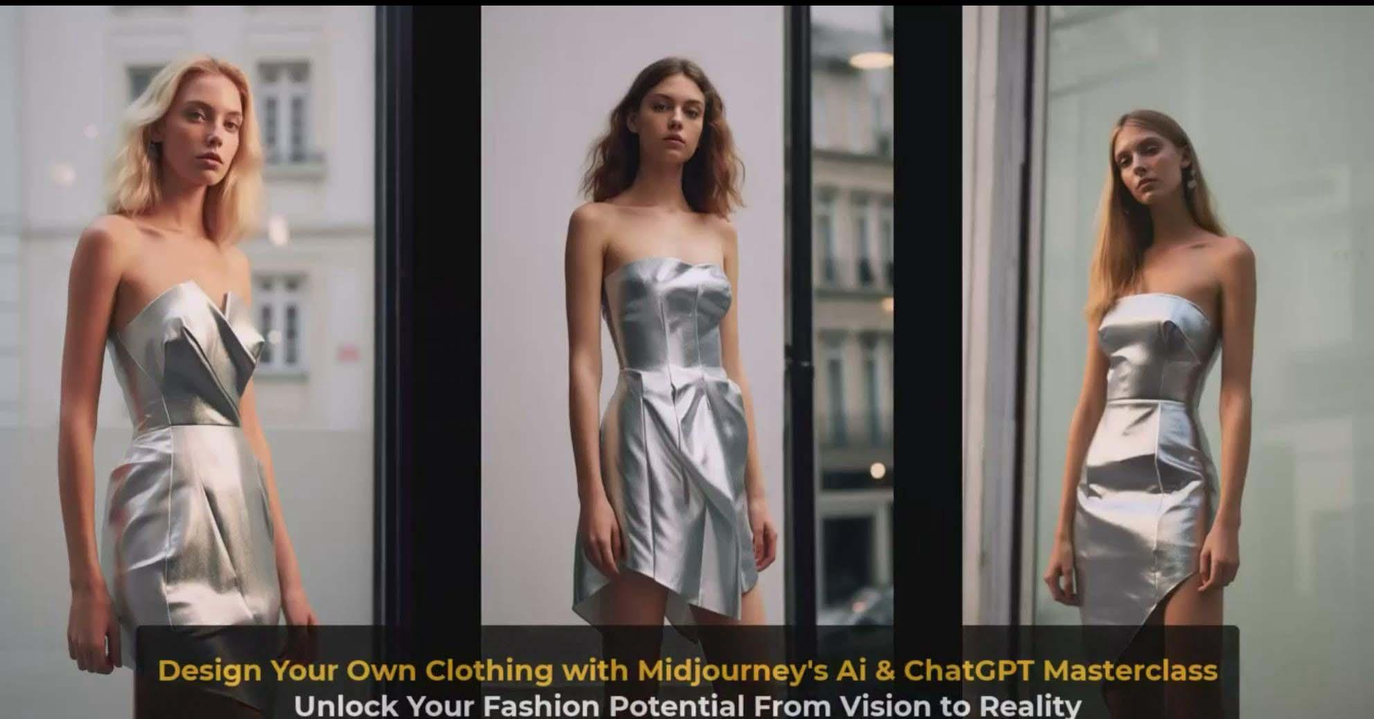 图片[8]-利用 Midjourneys Ai 人工智能设计自己的服装AI大师班-10节课-中英字幕-chywc