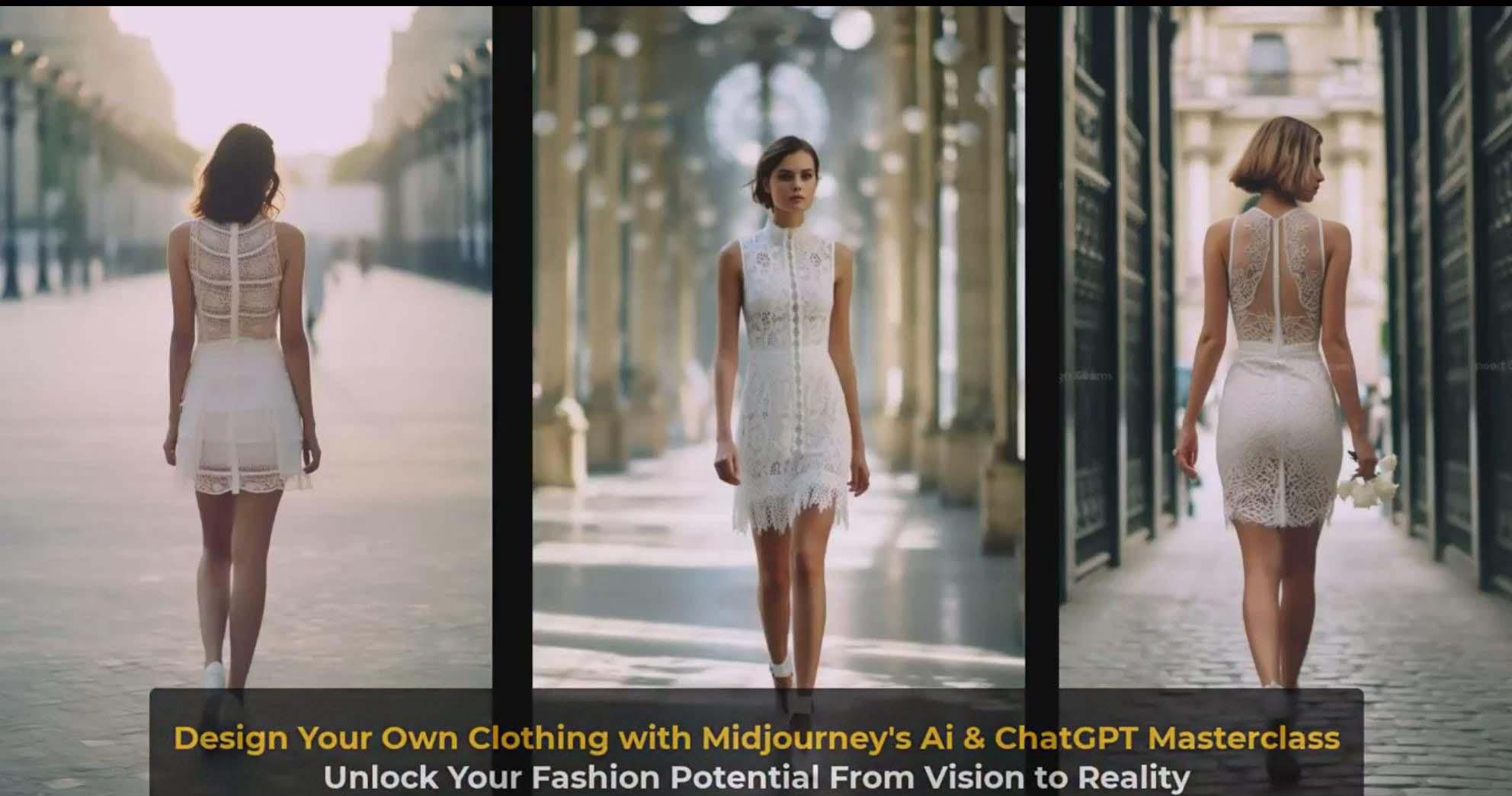 图片[2]-利用 Midjourneys Ai 人工智能设计自己的服装AI大师班-10节课-中英字幕-chywc