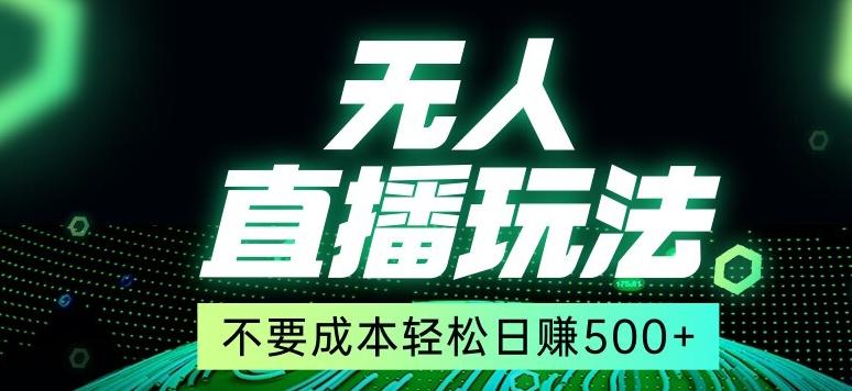 全网首发24年最新无人直播玩法，不需要成本，无需人力，一台电脑24小时为你工作-chywc