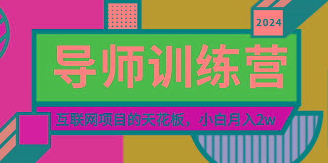 《导师训练营》精准粉丝引流的天花板，小白月入2w-chywc