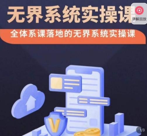 老衲·无界系统实操课，全体系落地无界改版后选择、出价、高投产做付费引流-chywc