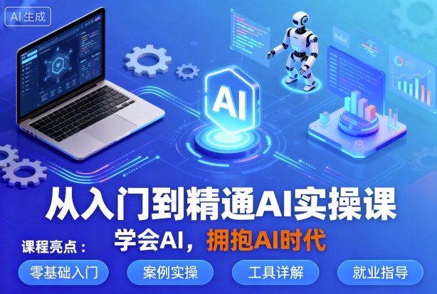 从入门到精通AI实操课，学会AI，拥抱AI时代-chywc