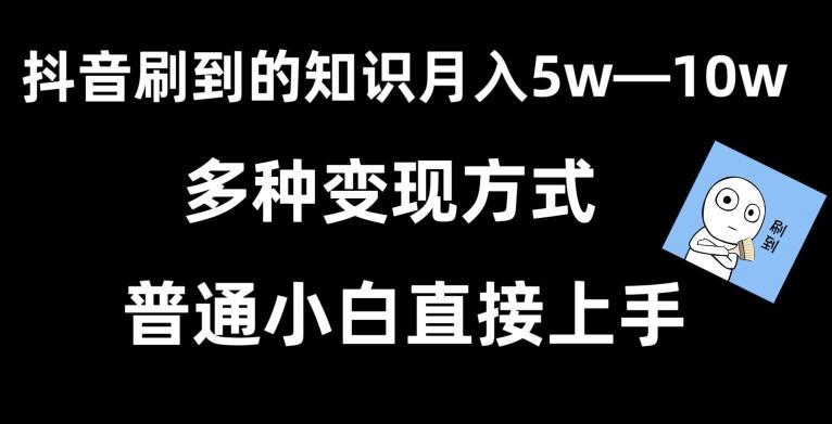 抖音刷到的知识，每天只需2小时，日入2000+，暴力变现，普通小白直接上手【揭秘】-chywc
