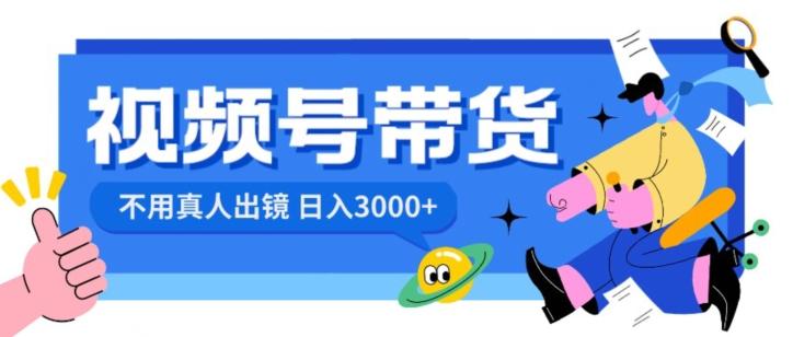 视频号带货，日入3000+，不用真人出镜-chywc