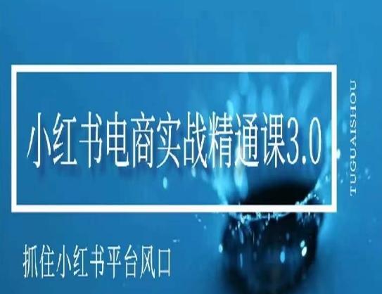 小红书电商实战精通课3.0，抓住小红书平台的风口，不错过有一个赚钱的机会-chywc