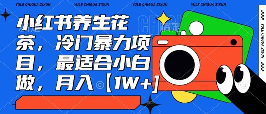 小红书养生花茶，冷门暴力项目，最适合小白做，月入【1W+】-chywc