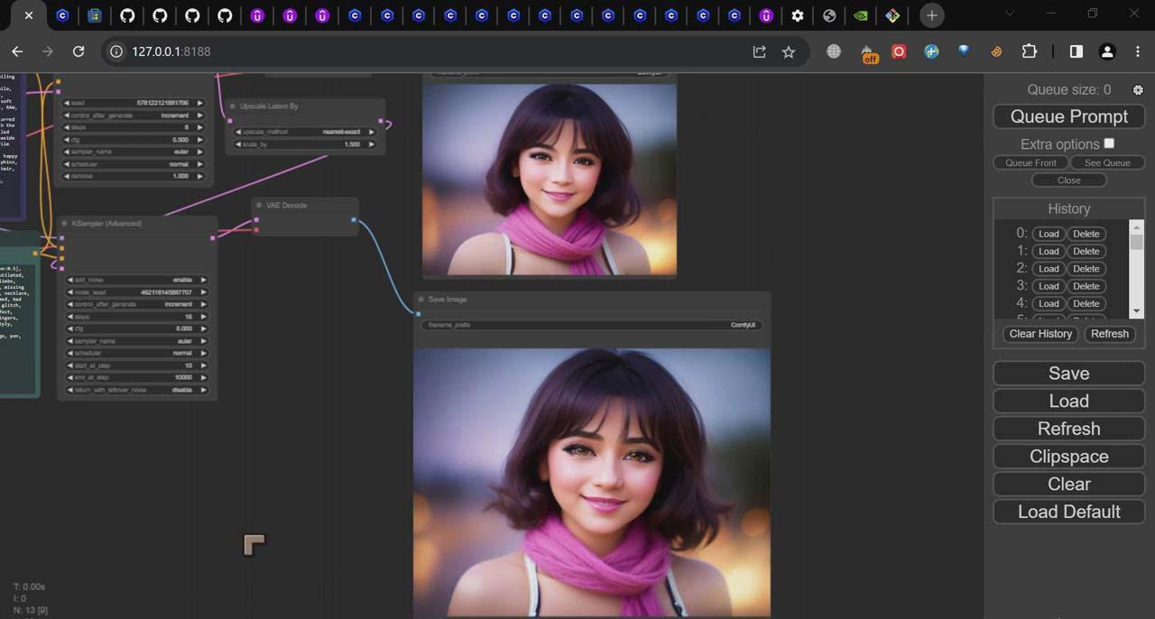 图片[2]-ComfyUI 利用 Stable Diffusion 学习AI GUI 工作流程教程-中英字幕-chywc